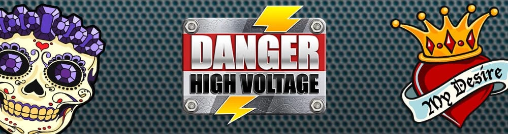 Danger high voltage slot