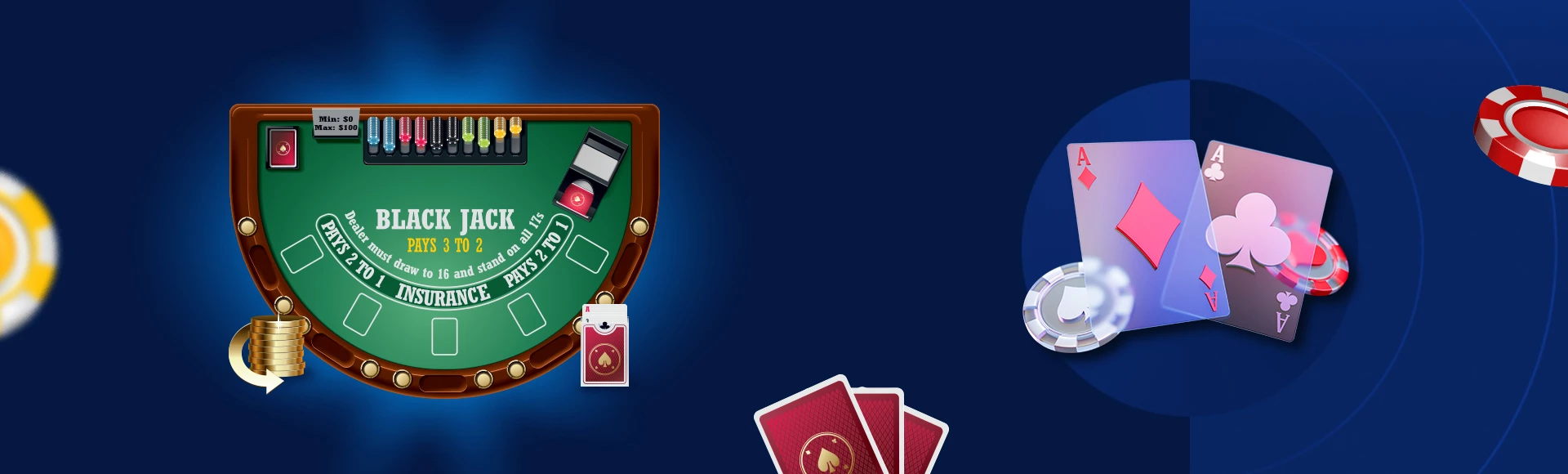 Blackjack gids door Casino Genie design image