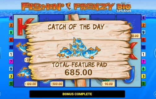 Fishin'Frenzy The Big Splash slot review 9