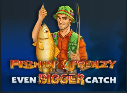 Fishin frenzy even bigger catch logo