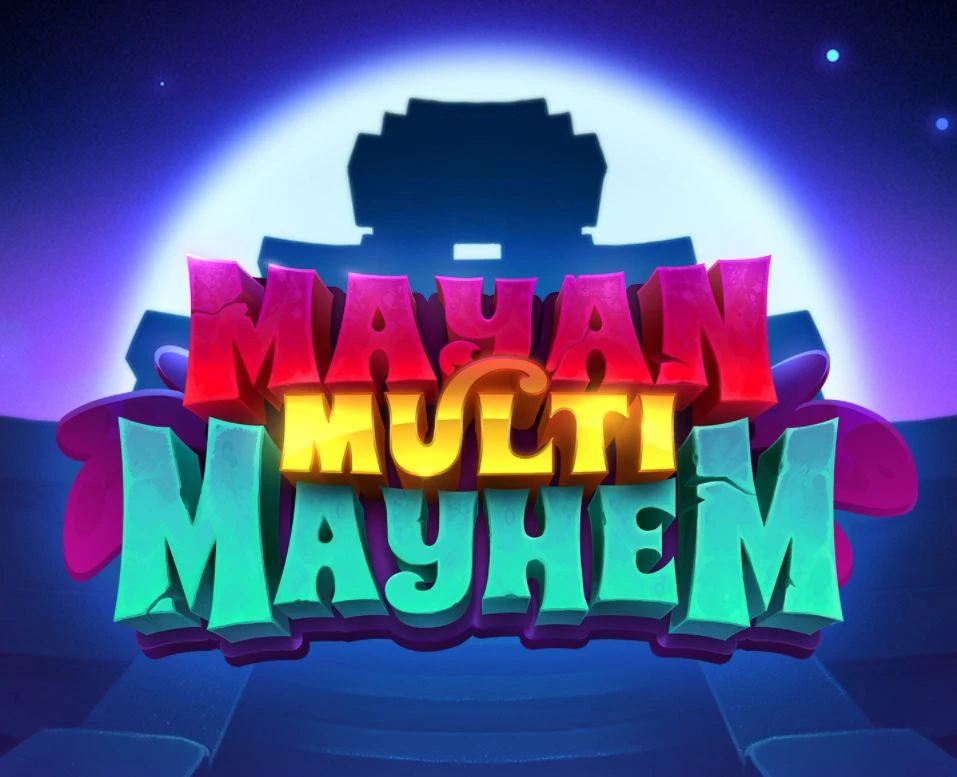 Mayan multi mayhem slot logo